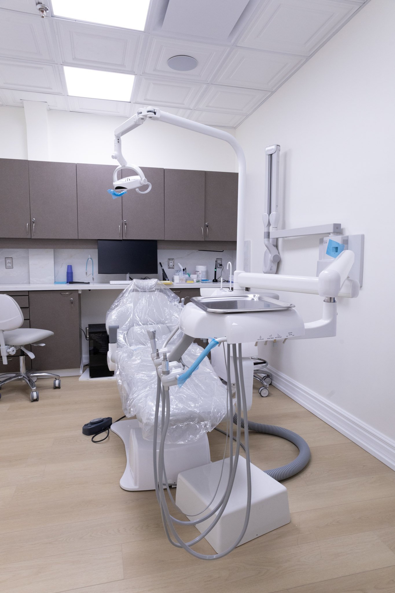Interior view of Desh Dental Clinic inside Whitby Mall showing modern dental facility with state-of-the-art equipment