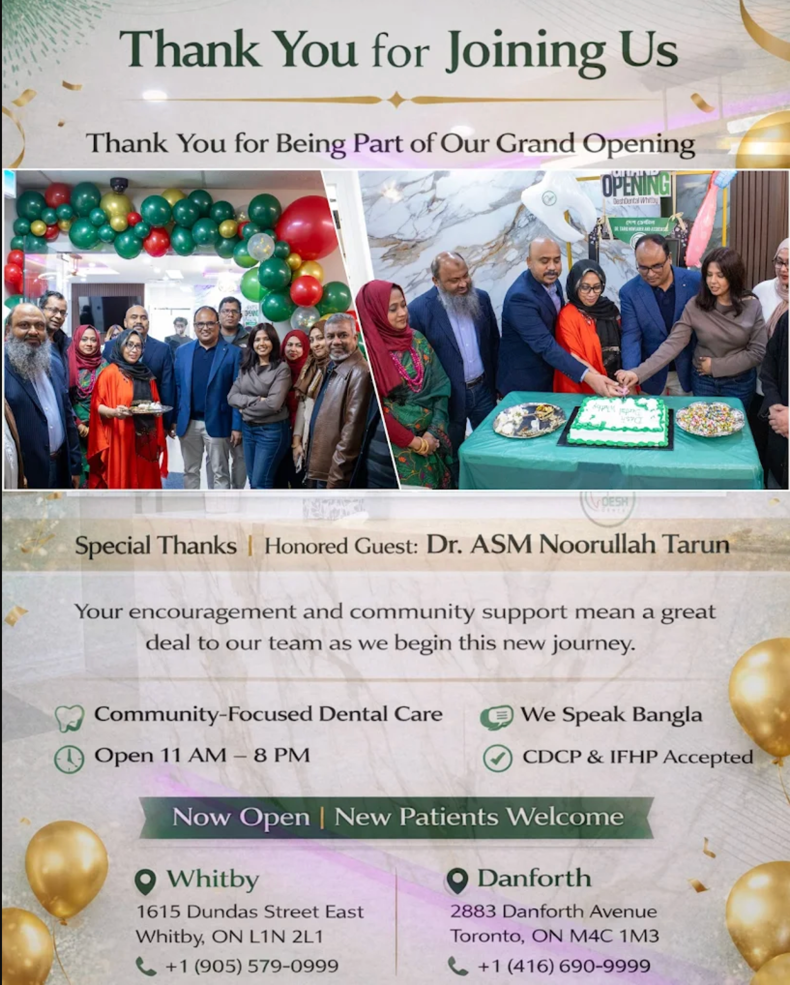 Comprehensive dentistry services in Whitby including cosmetic, general, and emergency dental care