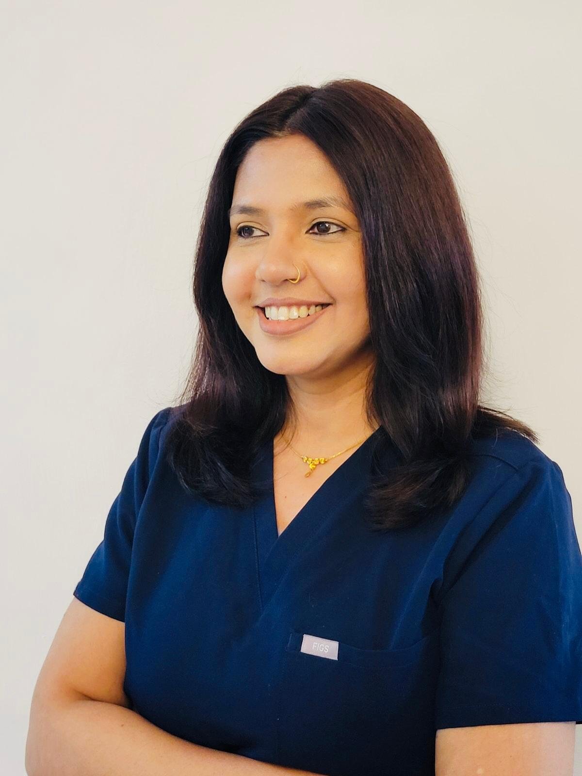 Dr. Shahana Nizum, dentist at DeshDental Whitby, providing family and cosmetic dental care in Whitby Mall
